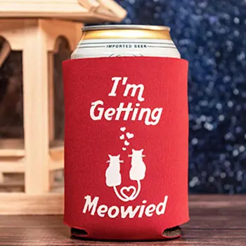 "I'm Getting Meowied" Wedding Koozie