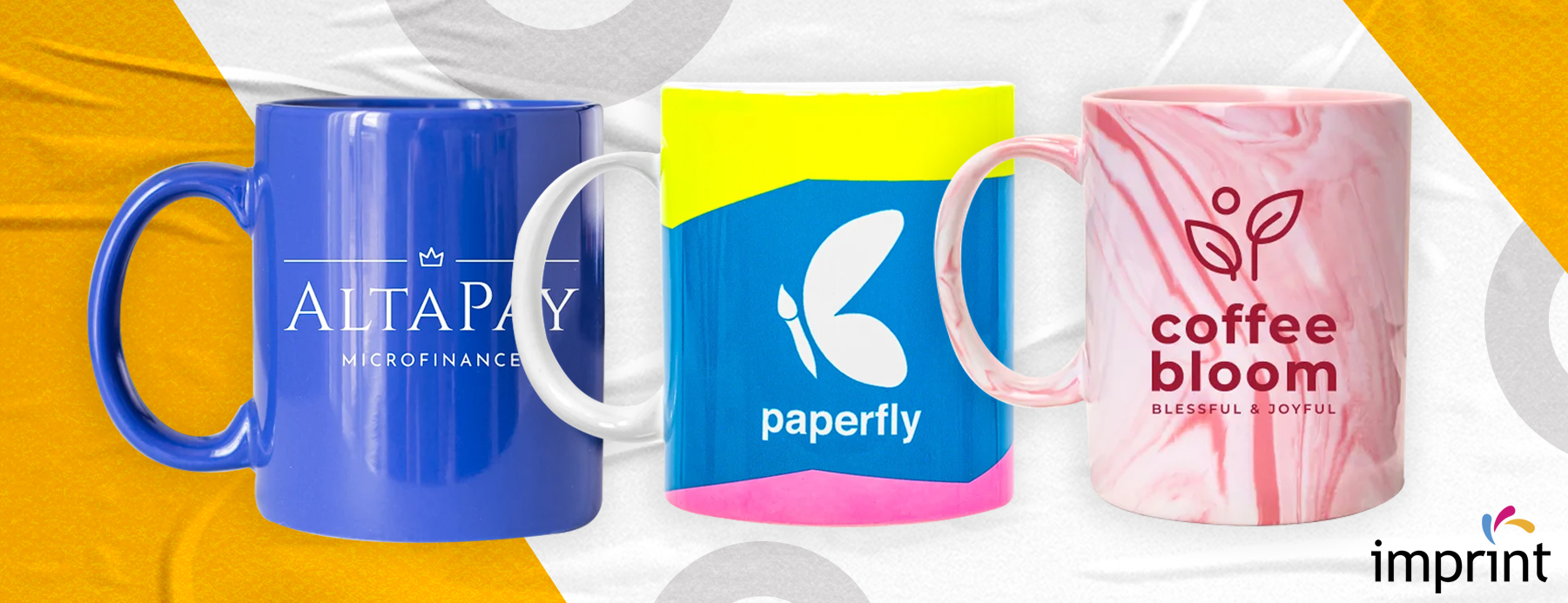 3 pieces custom mugs