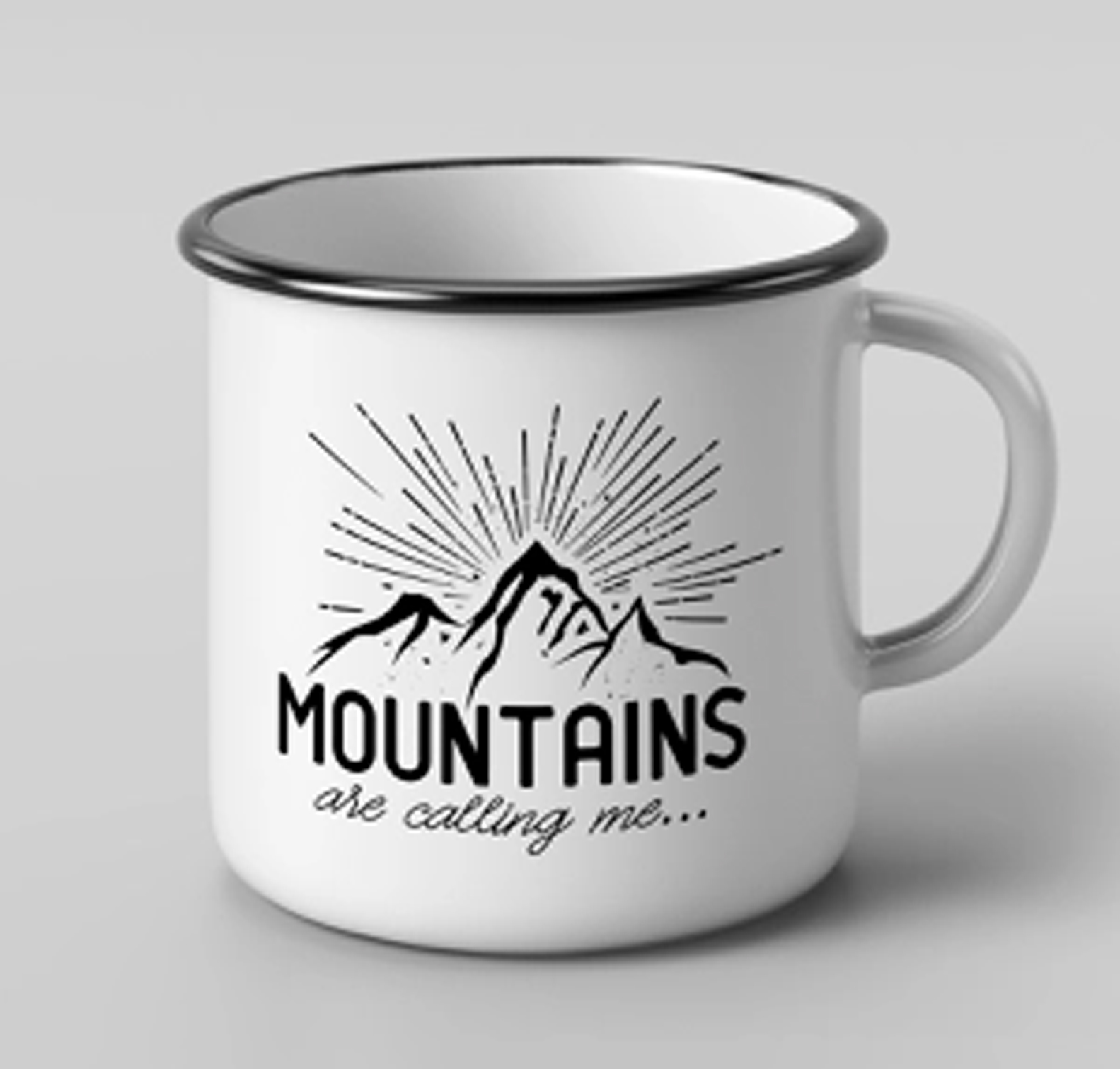 metal mug