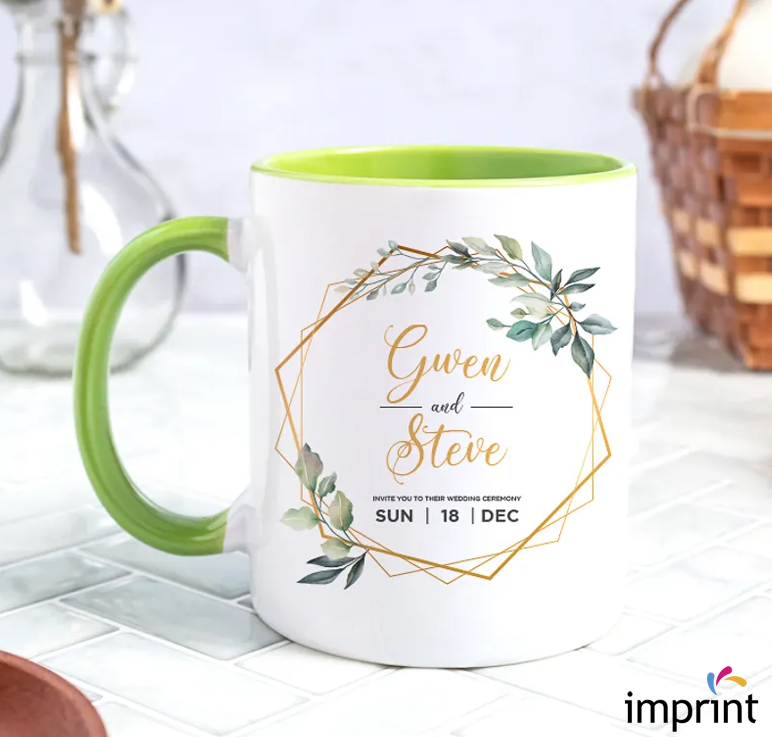 two tone color mug