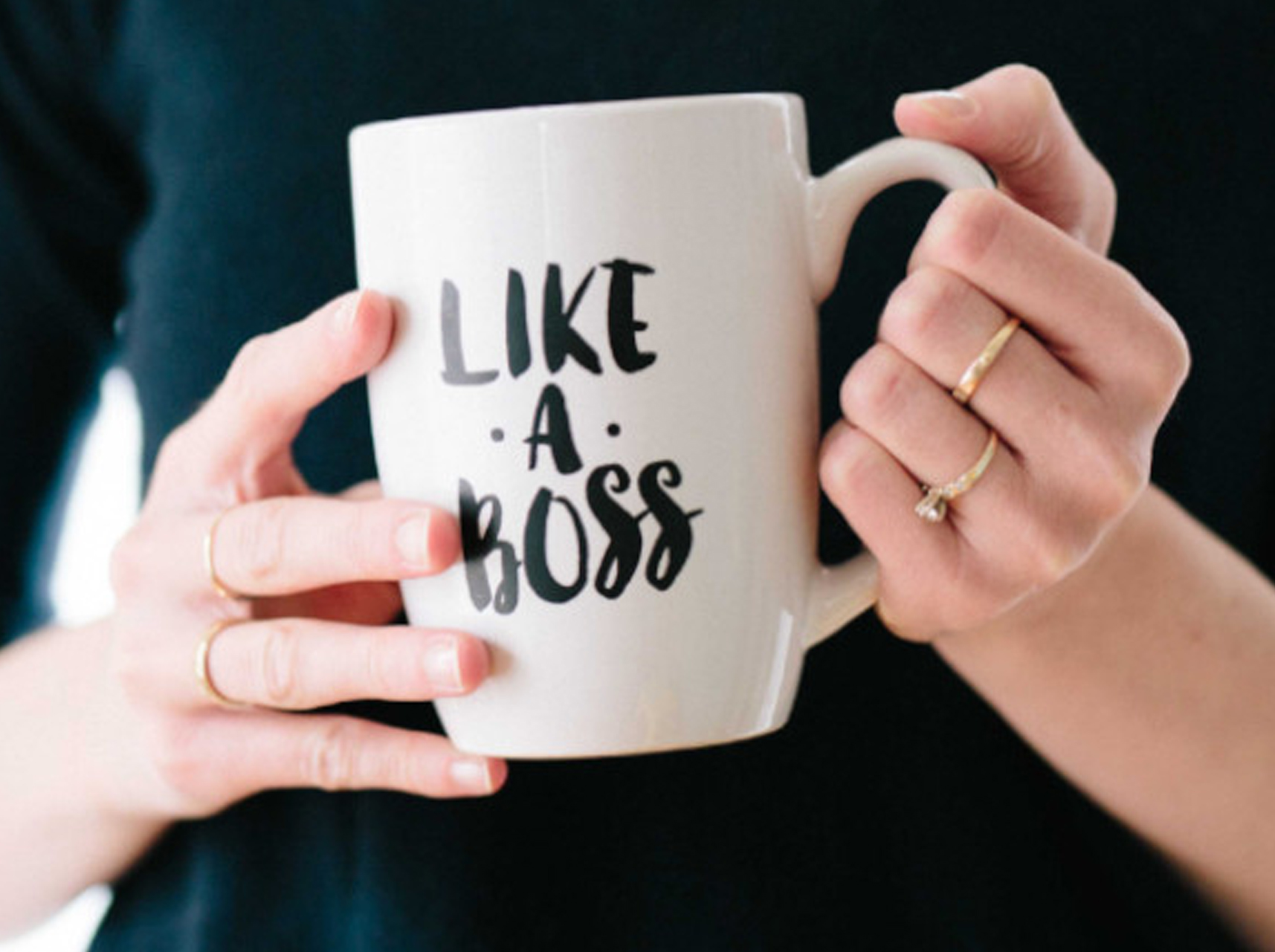 like a boss mug