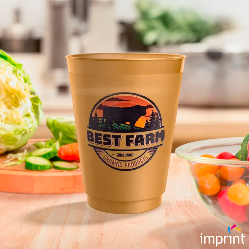 imprint blank stadium cups