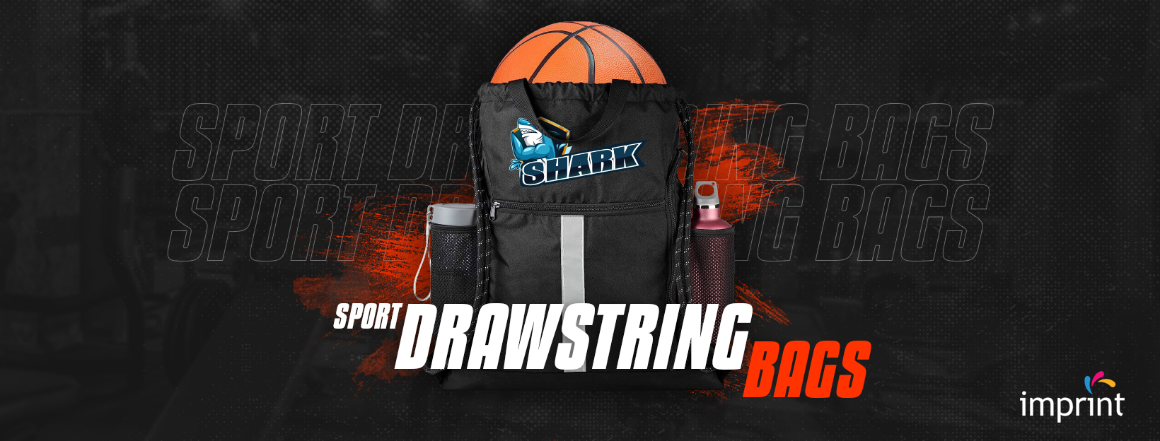 personalized sport drawstring bags