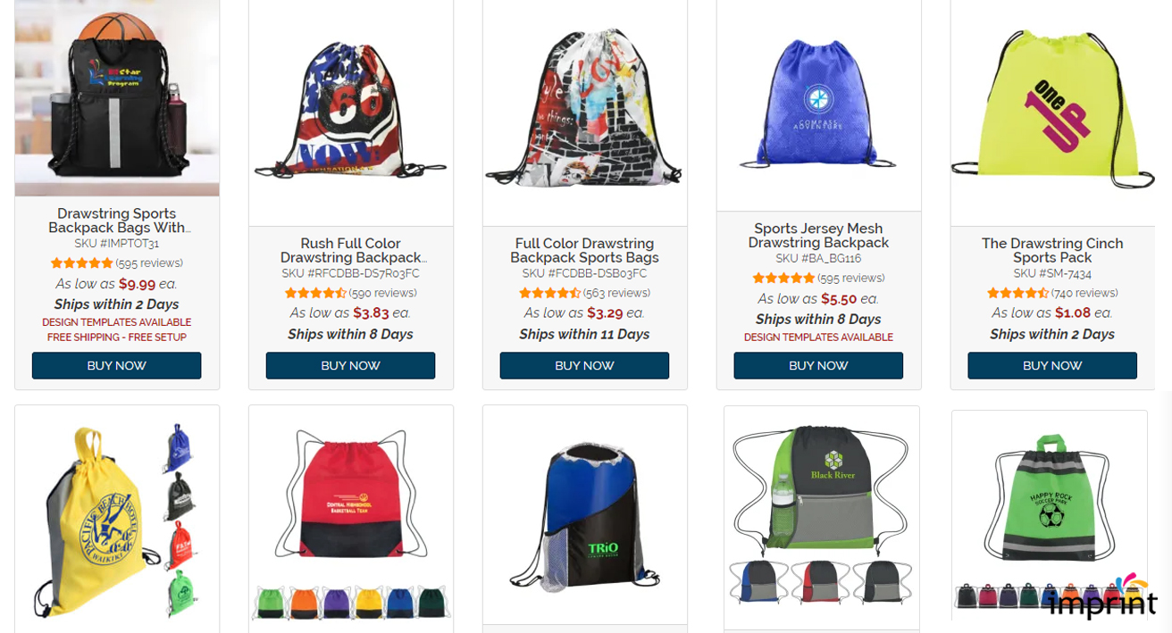 drawstring backpacks
