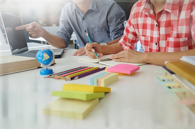 index cards and sticky notes for writing