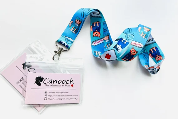 Blue Lanyard (etsy.com)