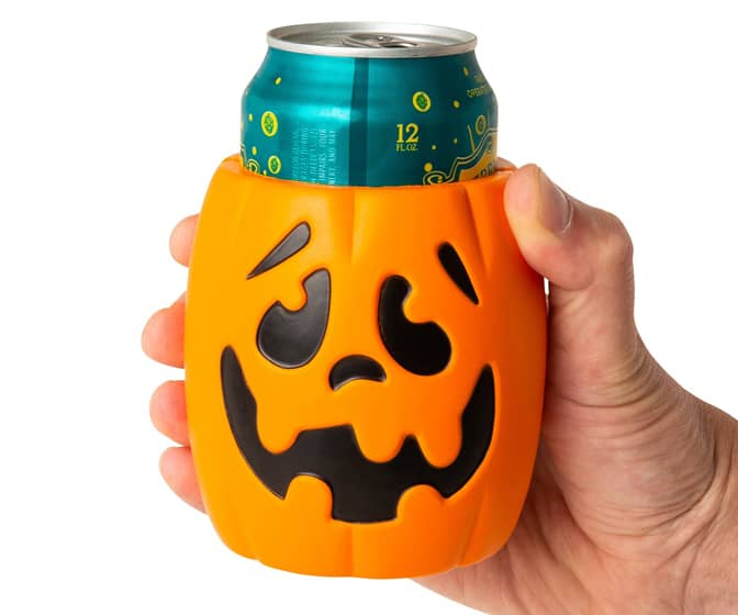 Spooky Halloween Pumpkin Can Holder (thegreenhead.com)