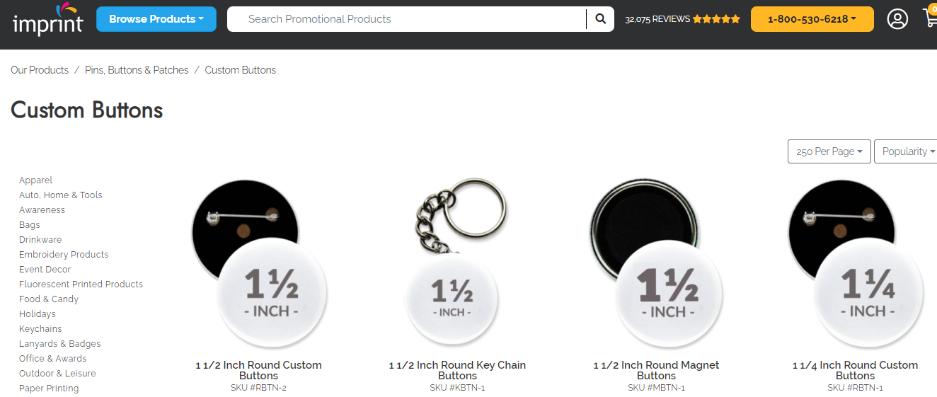 great quality button parts