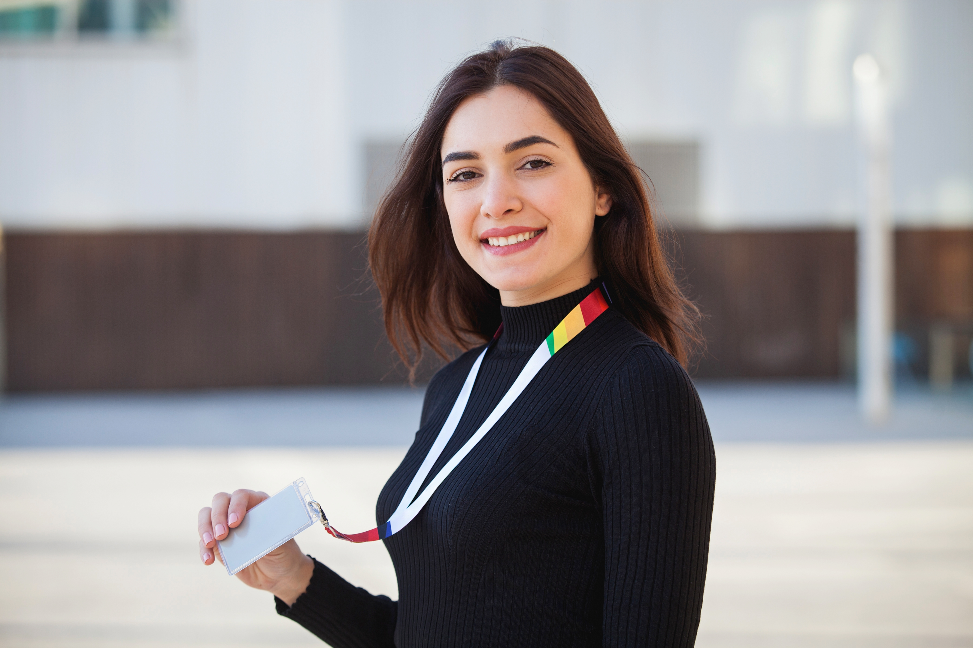 Name Tag on a Lanyard (Shutterstock)
