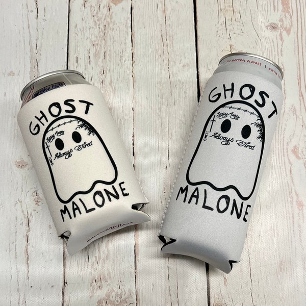 Ghost Malone Can Cooler (etsy.com)