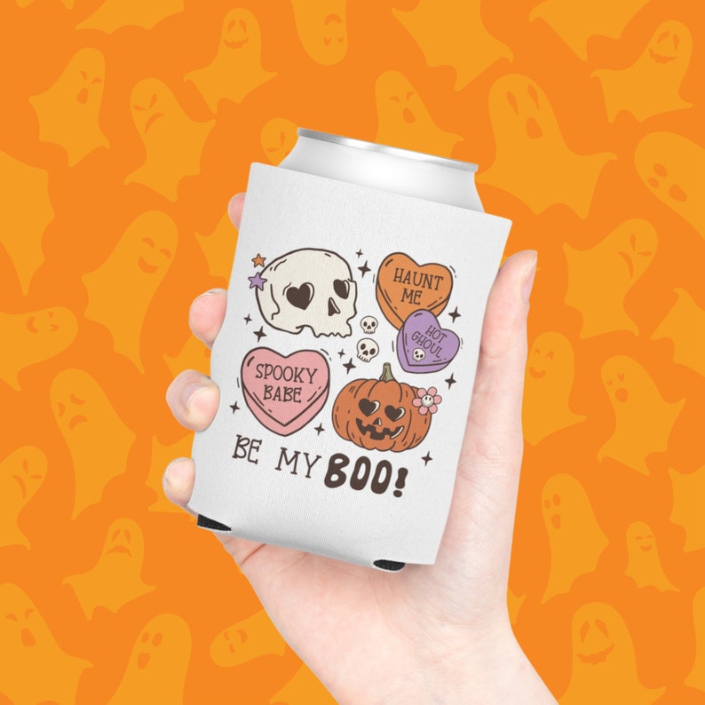 Be My Boo Halloween Can Sleeve (etsy.com)