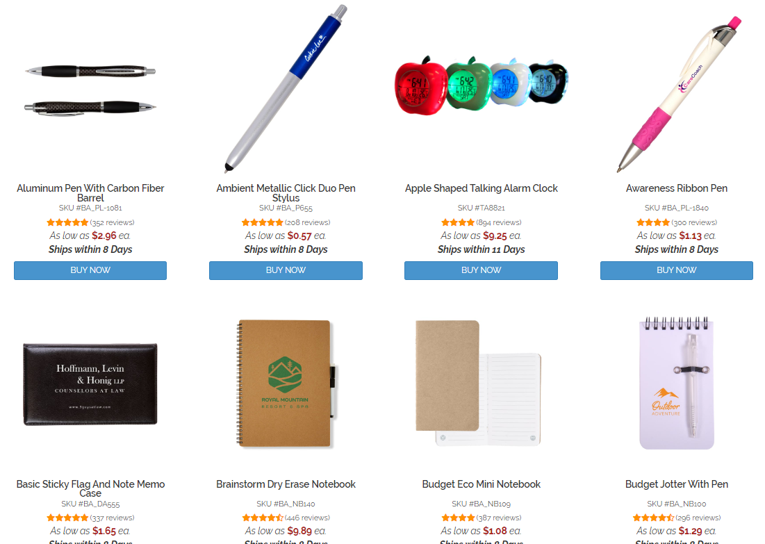 product selection