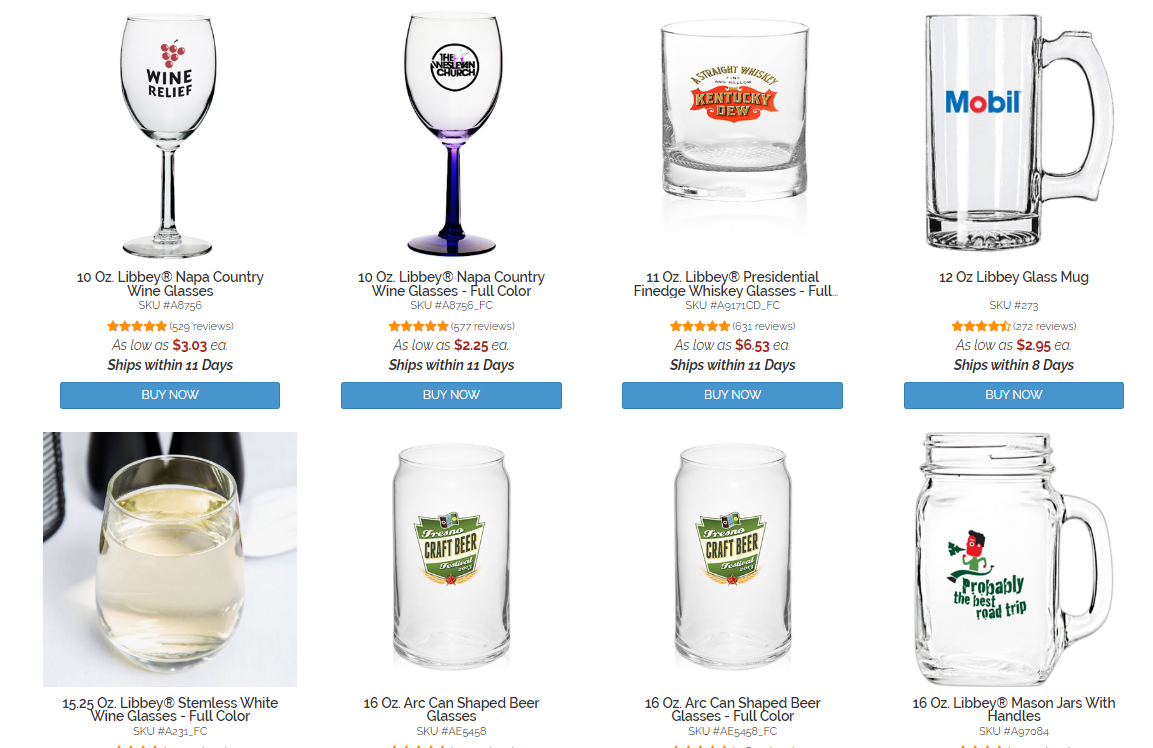 glass collection