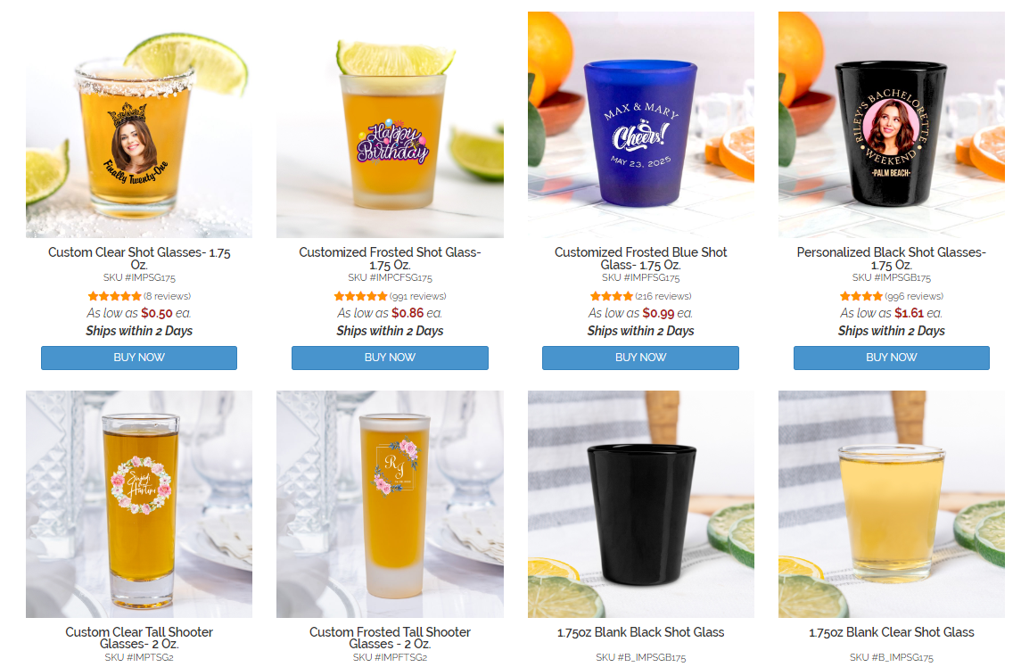 glass set