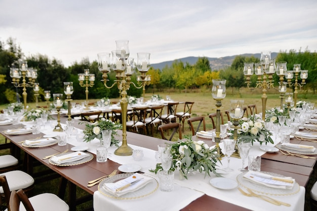 wedding table decor
