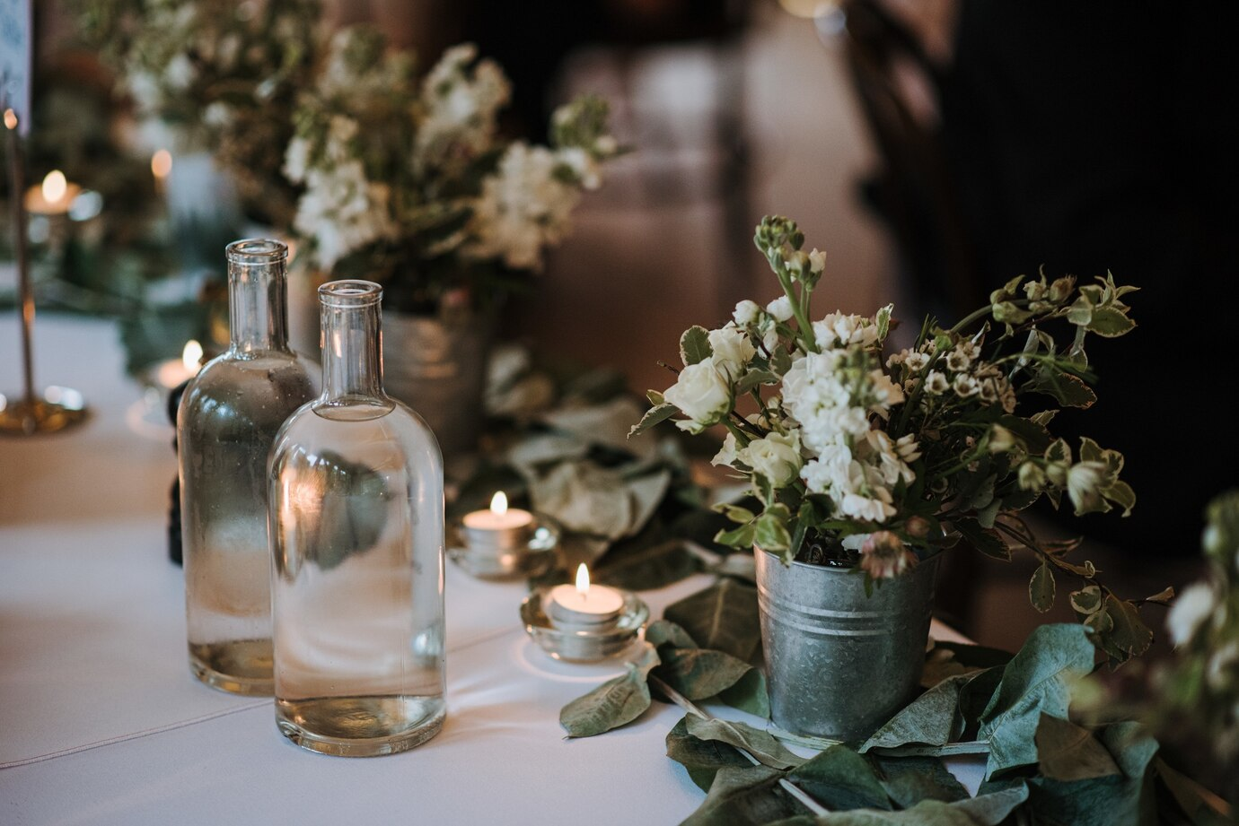 wedding decor at a wedding party