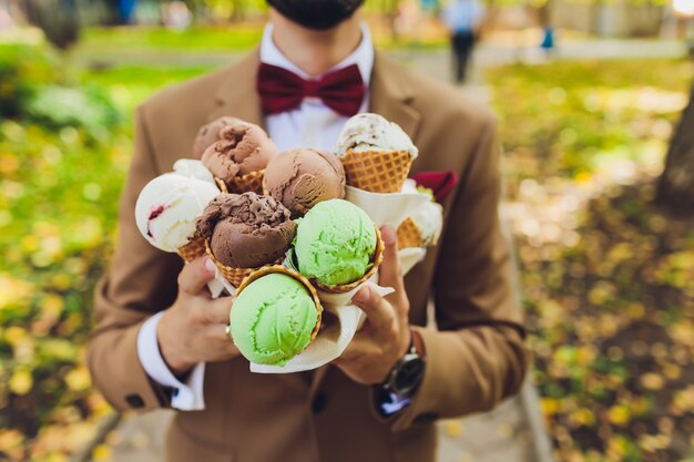 loves ice cream