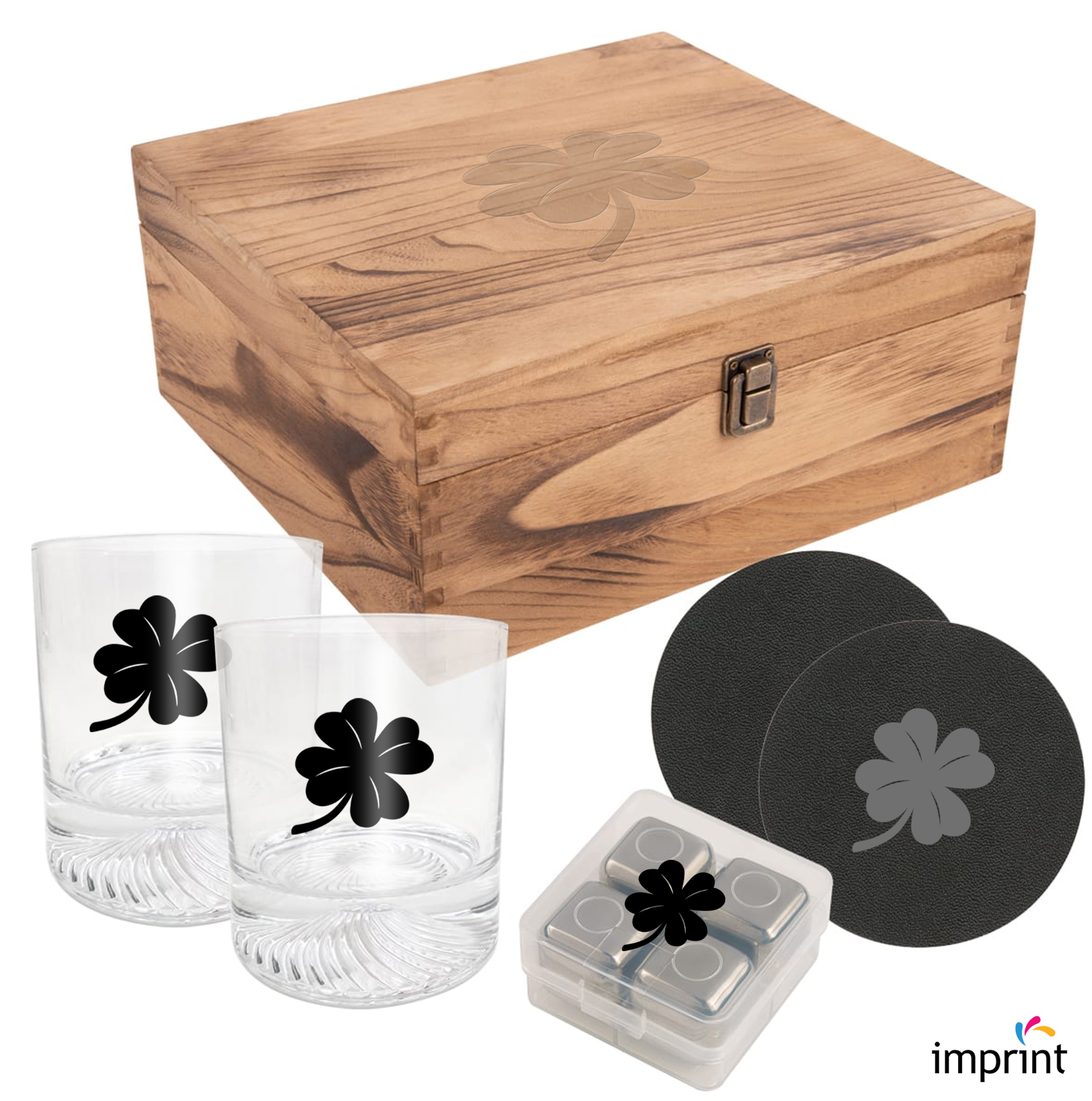 whiskey set signed for parent