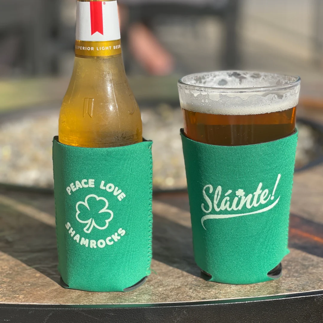St. Patrick's Day Koozies (luvthepaw.com)
