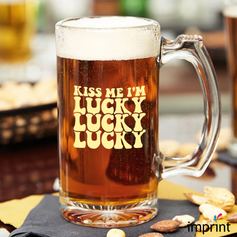 beer mug above the table