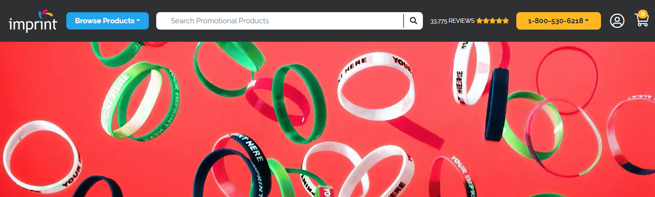Imprint landing page
