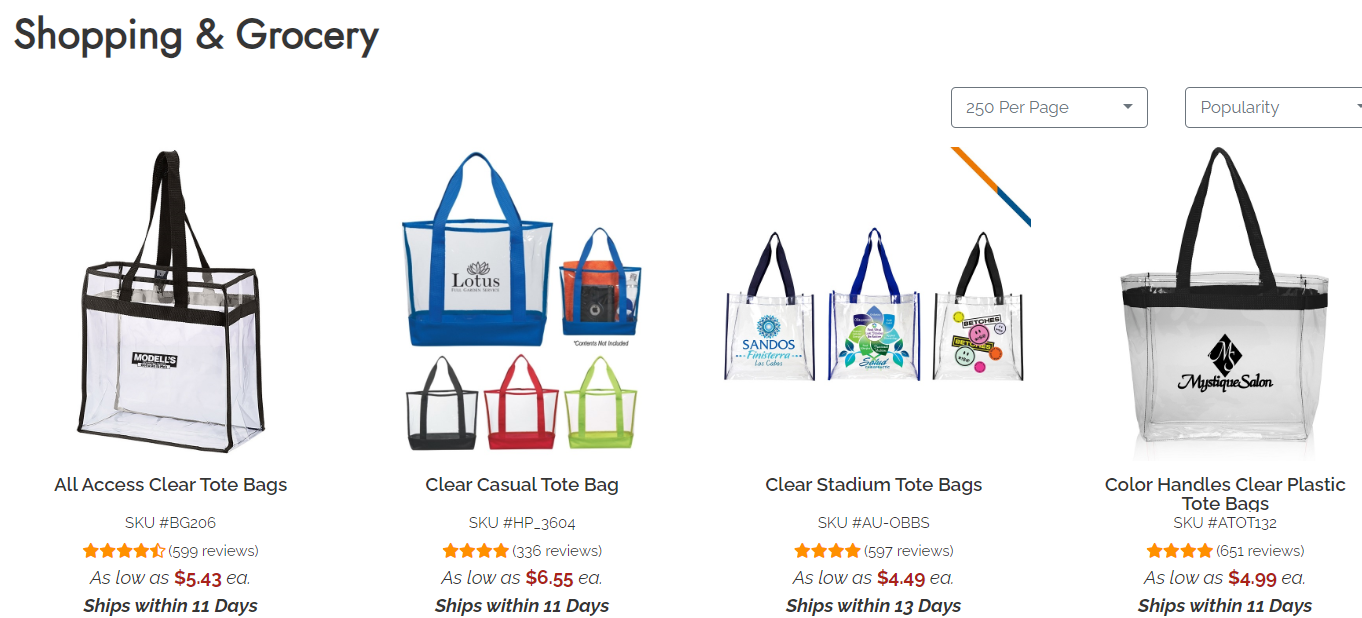 custom bags