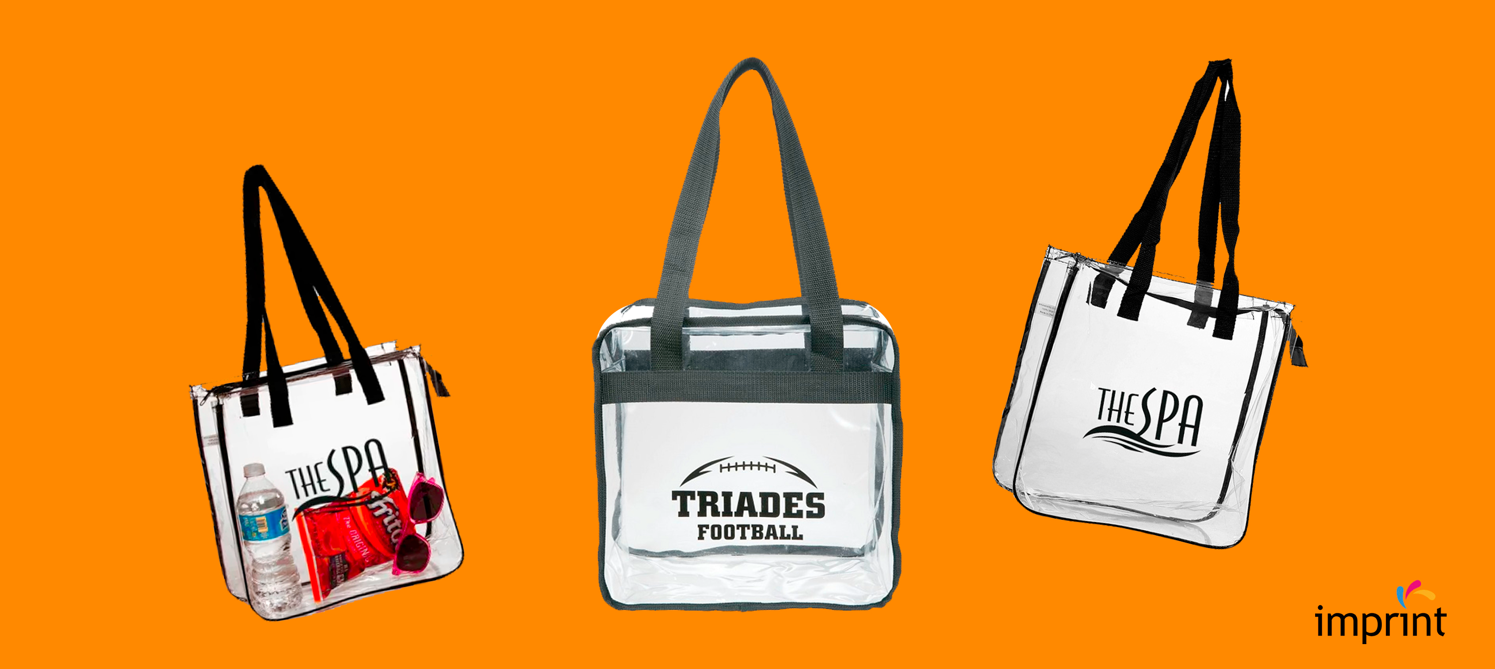 clear tote bag