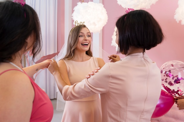 bridal shower with guests