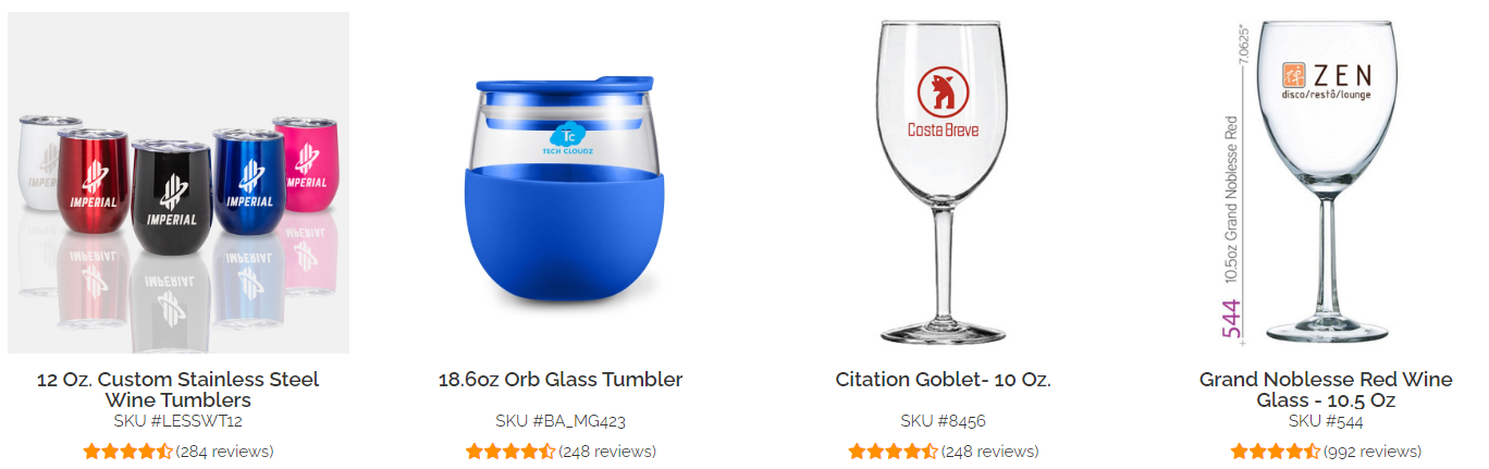 wine glasses