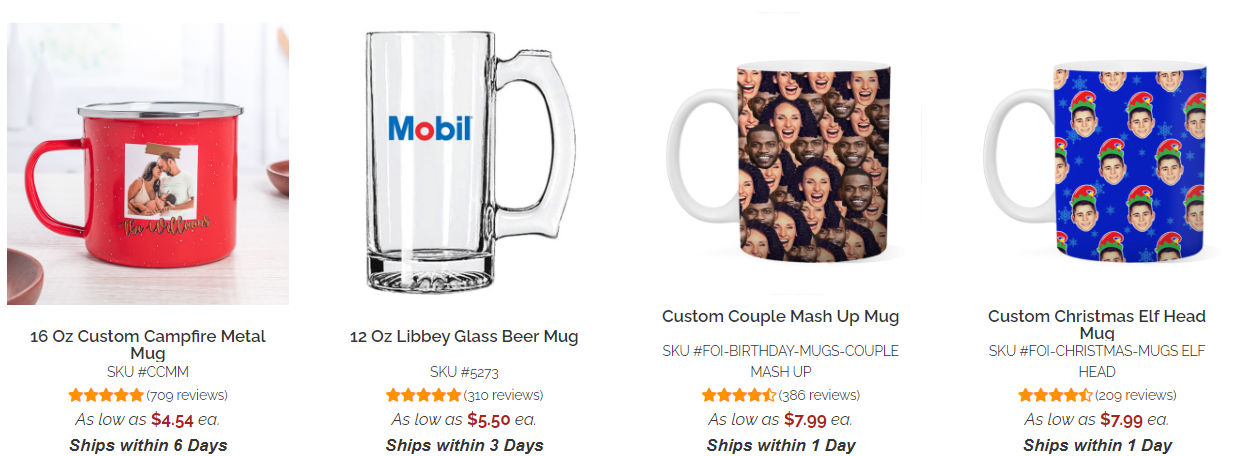 custom mugs