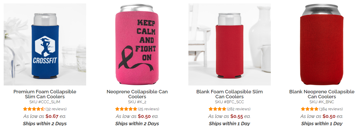 summer sun coolers