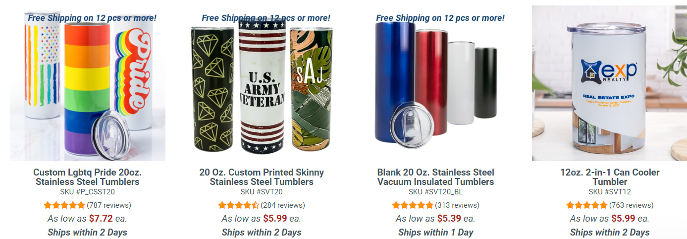 tumblers