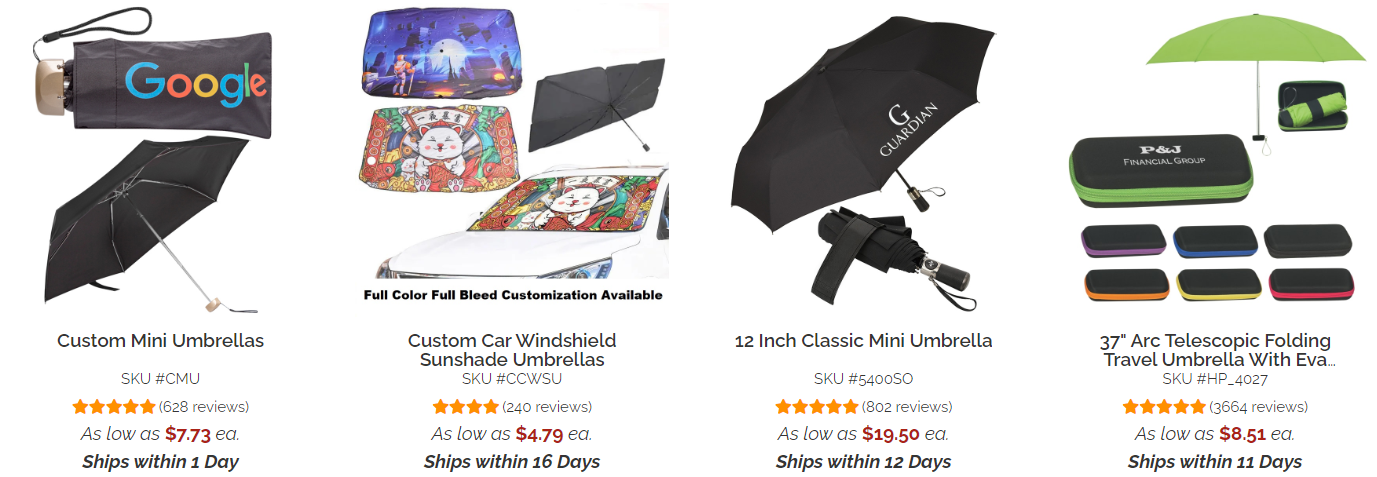 umbrellas