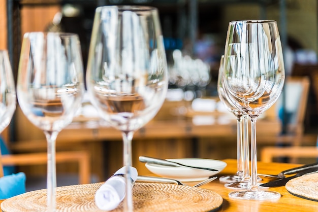 wine glasses