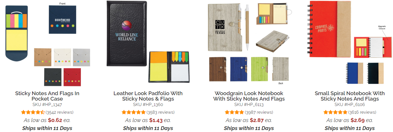 sticky notes