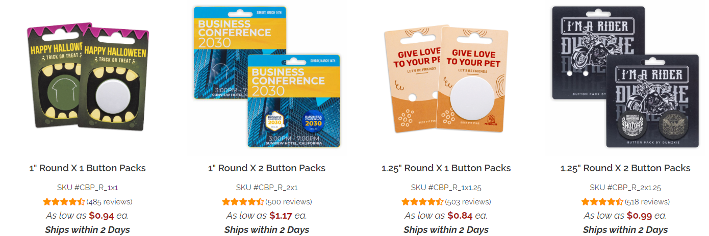 button pack