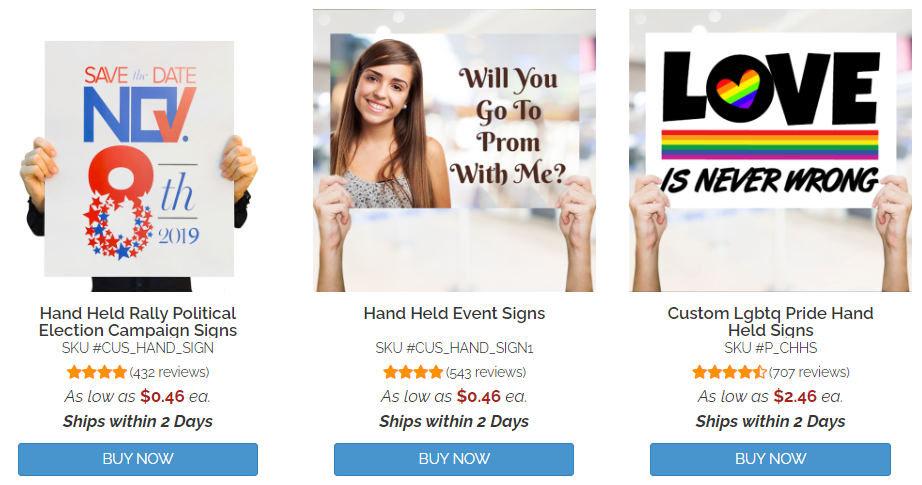 customizable signs