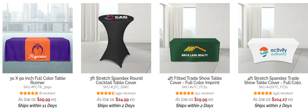 table cover place