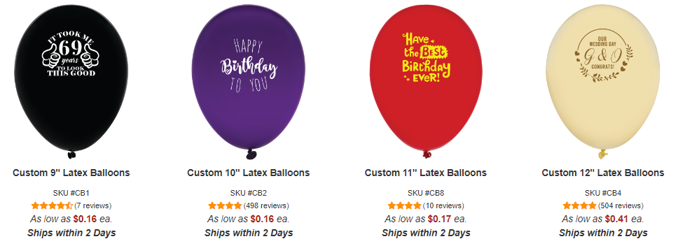 blue balloons