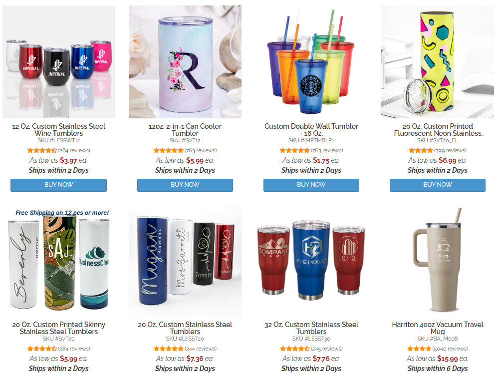 tumblers