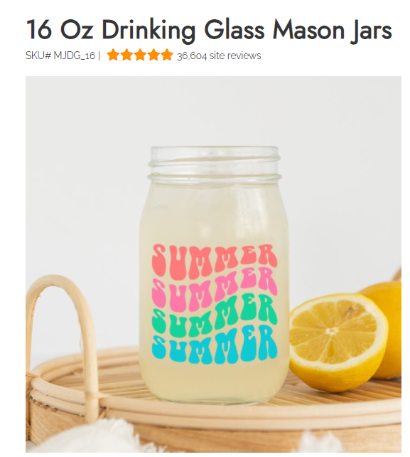 mason jars