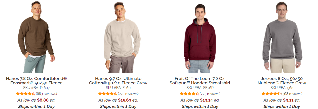 wearing sweatshirt