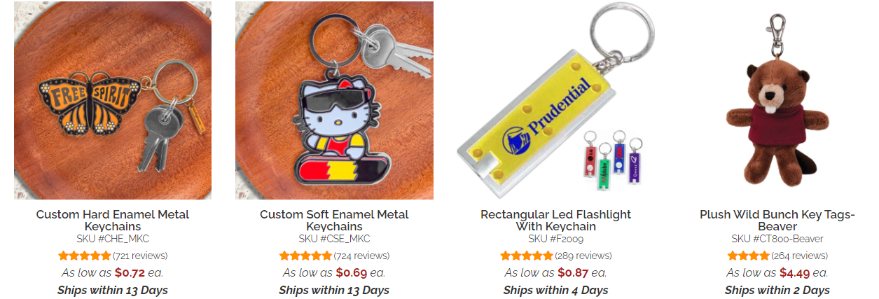 custom keychains