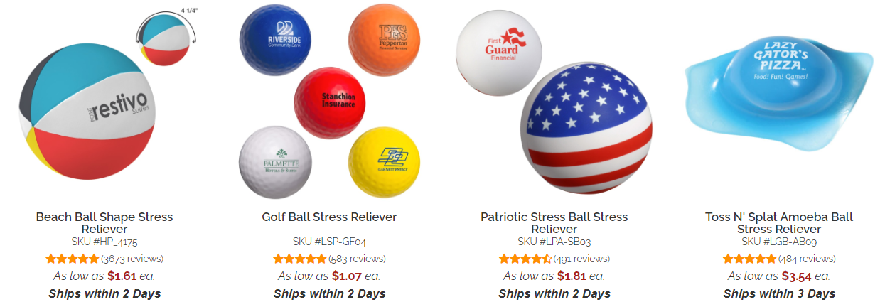 personalized stress balls