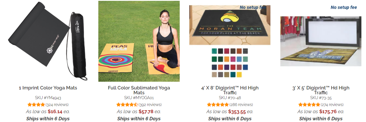 custom yoga mats