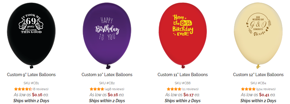 balloons