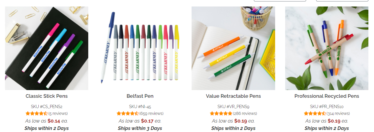 personalized pens