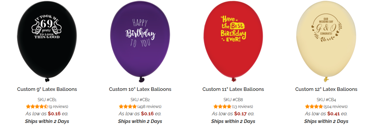 choose balloon color
