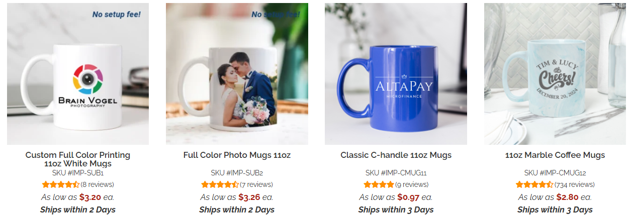 custom mugs