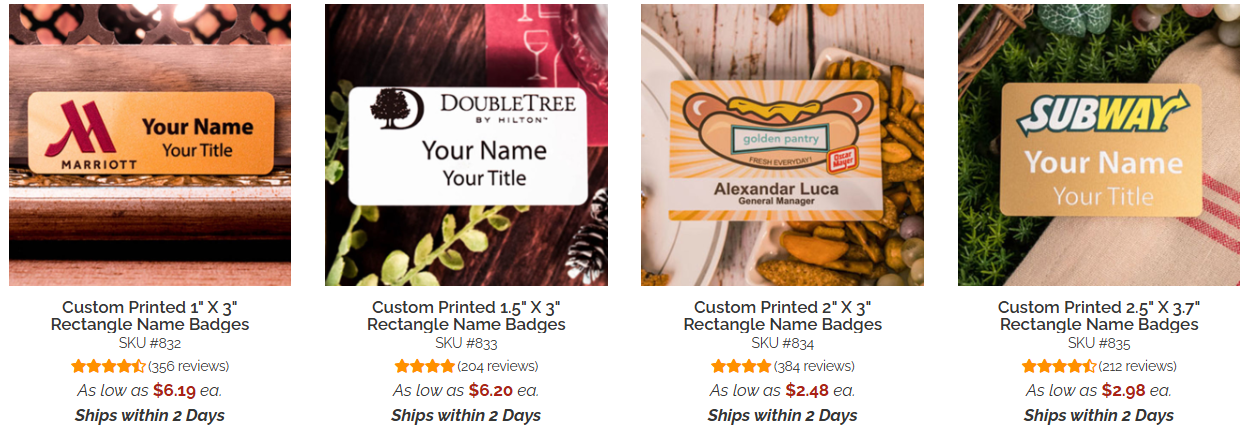 custom badges